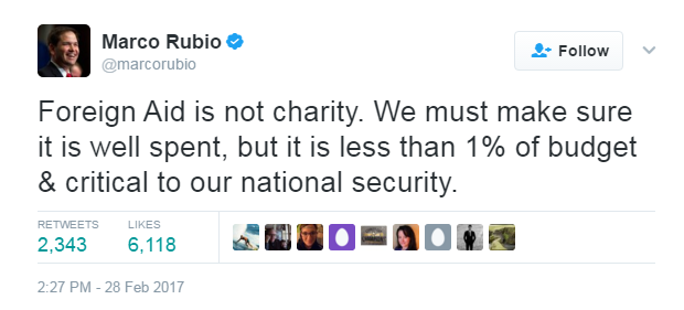 Marco Rubio Tweet