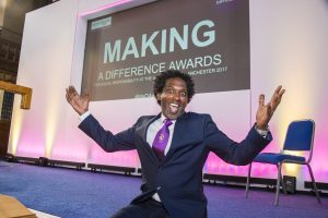 lemn sissay who presented the MaD awards
