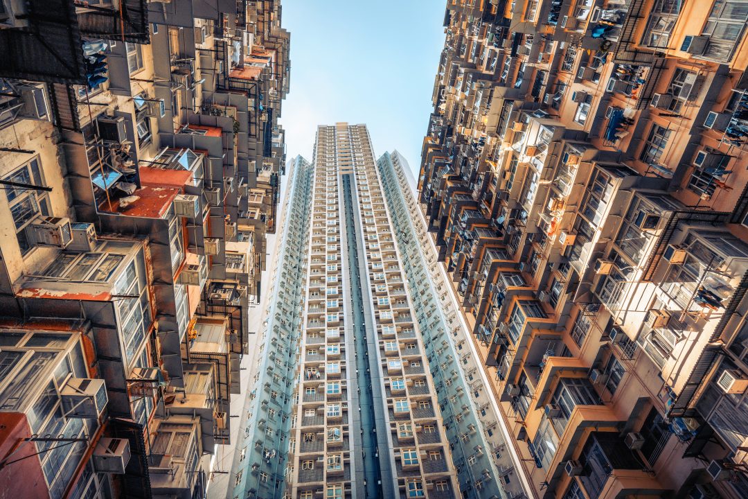 crowded apartment building in Hong Kong, China - Global Development ...