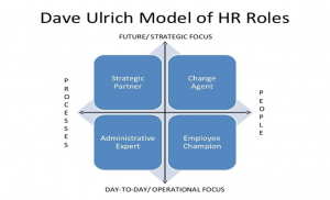 R professionals used the 'Ulrich model' as the basis for transforming their HR functions, based on the idea of separating the HR policy making, administration and business partner roles