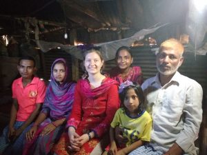 Sally Cawood visiting old friend in Dhaka