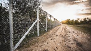 Hungary-Serbia border barrier Bőr Benedek
