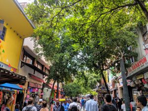 Bustling city market El Hueco operates in the former ‘Red Light District of Medellín’.