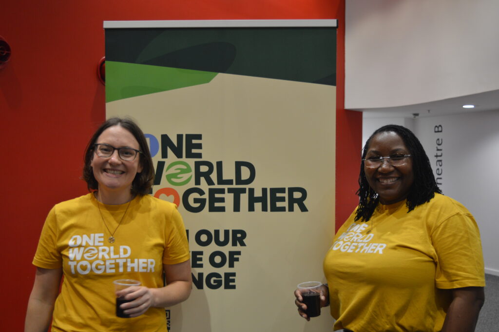 Niki and Chibwe, co-founders of one world together 