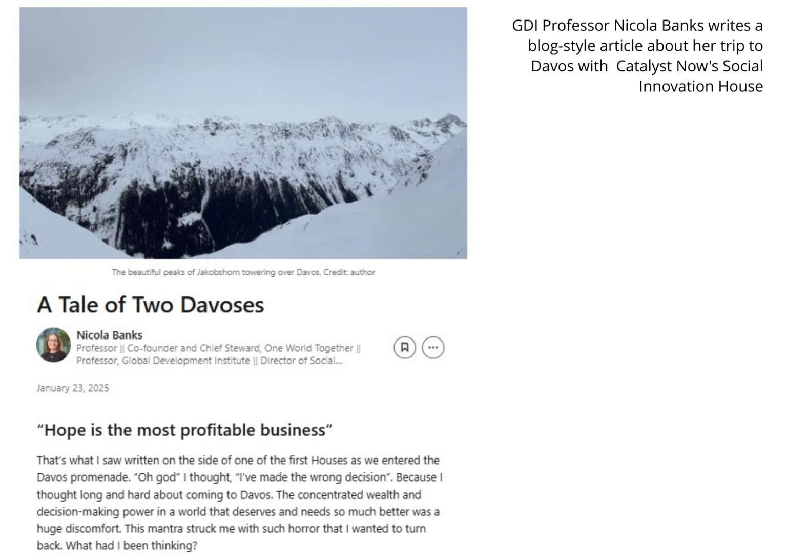 How to use LinkedIn to share your research - Global Development ...