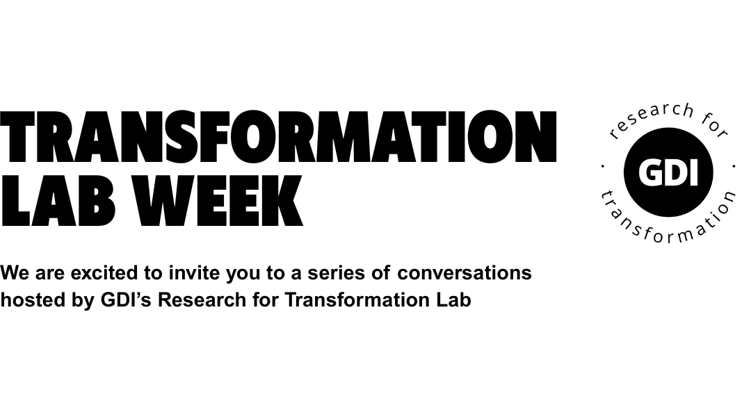 Join us for Transformation Lab Week 2025